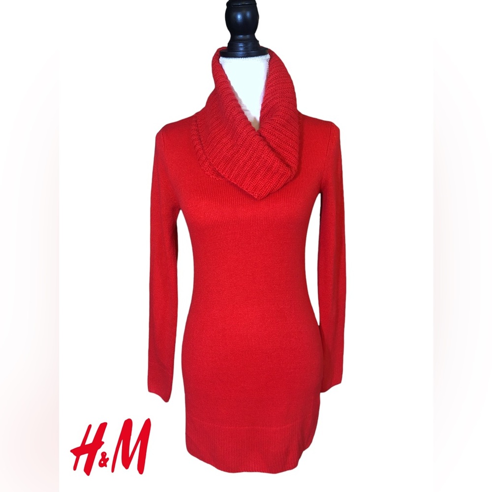 H&M Cowl Neck Sweater Dress Women’s XS